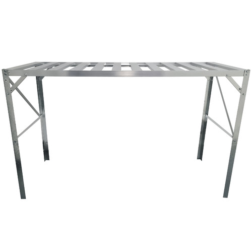 Aluminium greenhouse staging - aluminium, 1