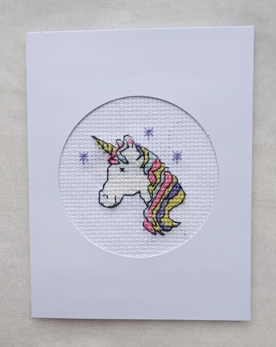 Handmade cross stitch - handmade, card