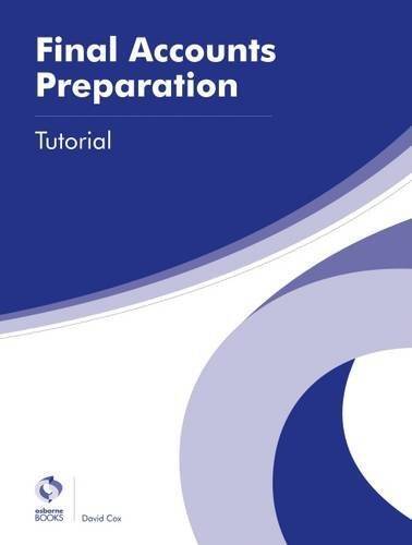 Final accounts preparation - accounts,