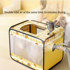 Folding Pet Drying Box Cat Dog Blower Heater Dryer Cage Pet Cat Dog Dry Room