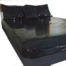 SHINY PVC KING SIZE BED SHEET