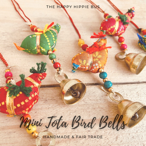 Handmade fabric tota bird - tota,