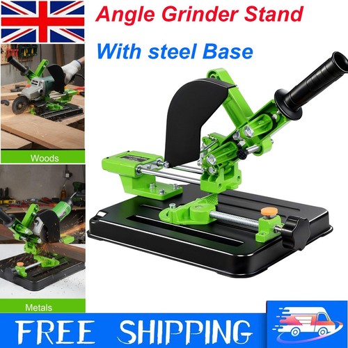 Angle grinder stand with steel - angle,