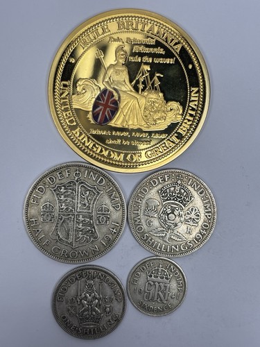 Silver coin set 1937 1940 - set,