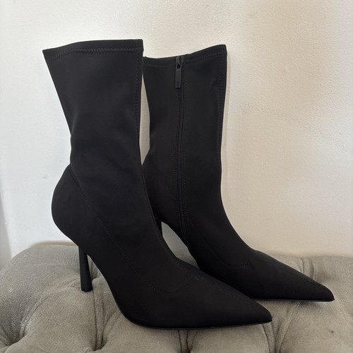 Zara women black high - high, heel
