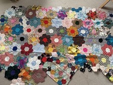 Unfinished patchwork quilt - ,