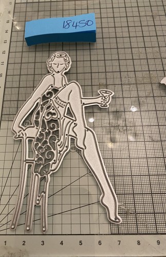 Art deco burleque dancer die - art,