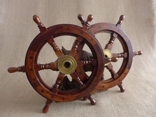 Vintage small wooden ships - vintage,