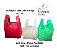 Plastic Vest Carrier Bags LD