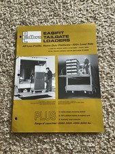 DEL  dbro tailgate loaders for commercial trucks,  sales information.