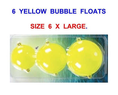Large yellow bubble - 6, floats