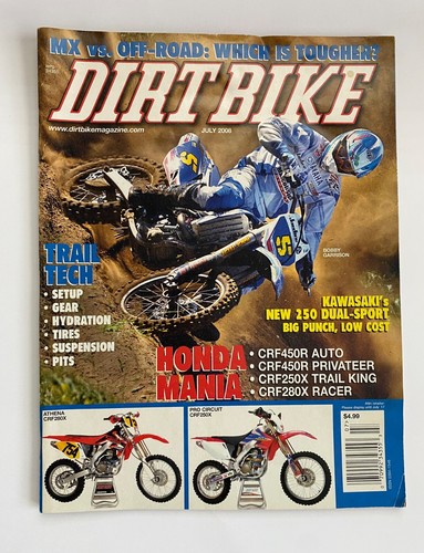 Dirt bike magazine july 2008 - magazine,