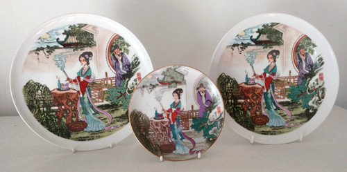 Vintage oriental geisha - x,