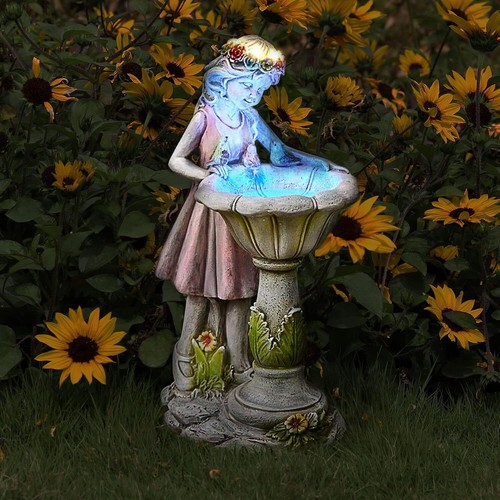 Fairy garden statue solar - garden,