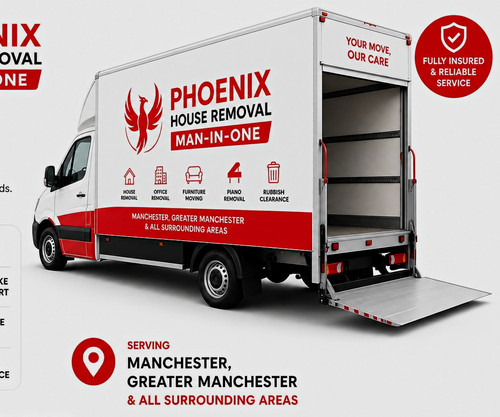 House removals man - removals, van