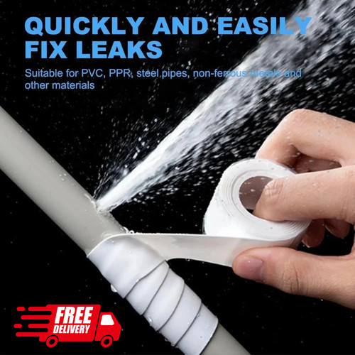 Waterproof pipe repair tape - repair,