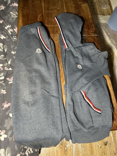Moncler tracksuit grey - moncler,