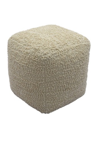 Coastal off white pouf - coastal,