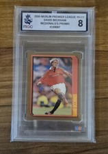 2000 Merlin Premiur League David Beckham Mcdonalds Promo GOLD sticker