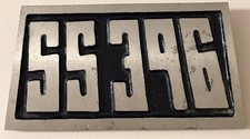 396 booster license plate - booster,