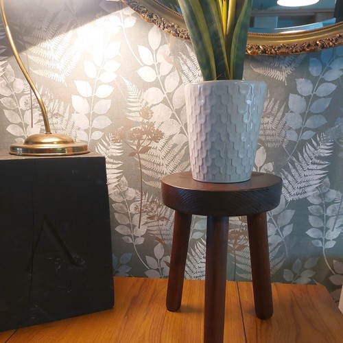 Vintage wooden rustic stool - rustic,
