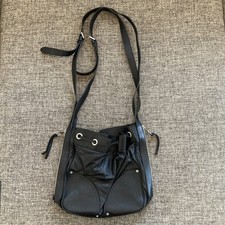 Mulberry Black Leather Shoulder/crossbody Bag