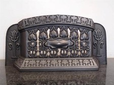 Restored Original Art Nouveau Fireplace Tidy Betty For Cast Iron Kitchen Range
