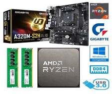 AMD RYZEN 7 2700X BUNDLE - 8 CORE - GIGABYTE A320M-S2H MOTHERBOARD - 16GB RAM