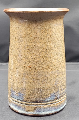 Studio pottery vase glossy - pottery,