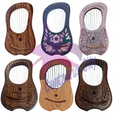 New lyre harp metal - new,
