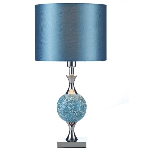 Polished chrome blue - chrome, mosaic