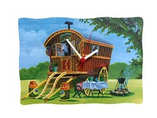 Gypsy Caravan Clock - Romany
