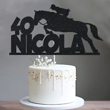 Horse Rider Themed Birthday Cake Topper Decoration | Horse Riding Cake Topper |