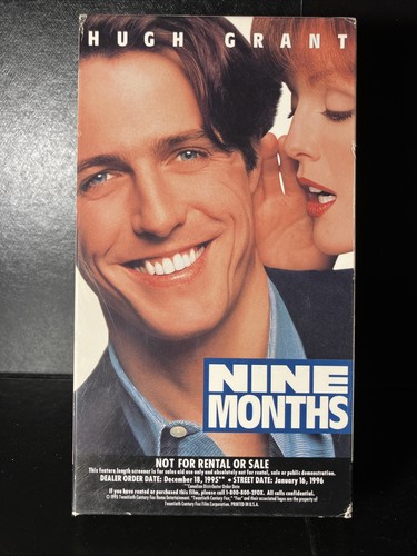Nine months vhs 1995 - (vhs,, 1995,