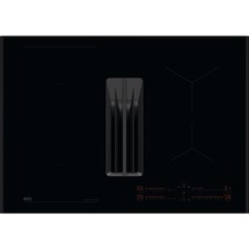 AEG NCH74B01AB 73cm 4 Zone Induction Hob & Recirculating Hood Black GRADE B