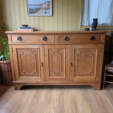 Large antique oak sideboard - large,