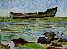 Framed, Signed Billy Childish