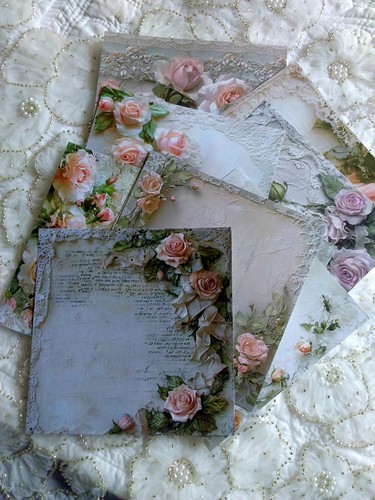 Shabby chic rose themed - shabby,