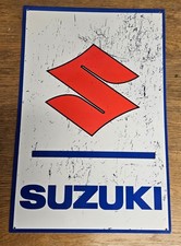 Retro Suzuki Logo metal Signs