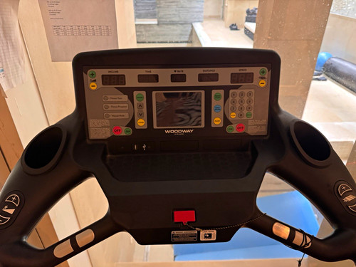 Woodway electric treadmill - woodway, w/