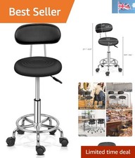 Adjustable Black Salon Swivel