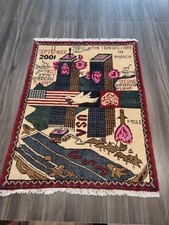 NEW Beautifully Handmade Afghan War Rug  80cm X 63cm