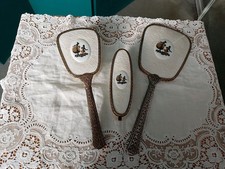 Regent Of London Vintage 3 Piece Vanity Dressing Table Set Lady & Cavalier