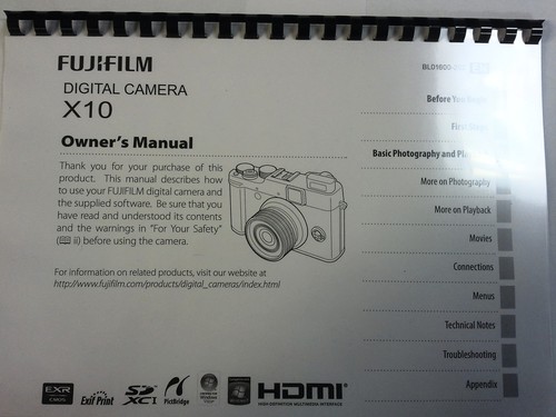 Fujifilm x10 printed - fujifilm,