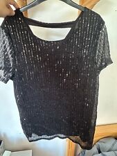 Asda George Black Sequin