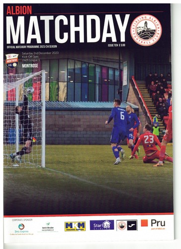 Stirling albion montrose - -, 2