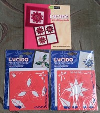 Lucido Christmas Paper Patchwork Stencils & Booklet 