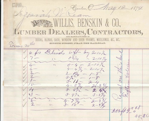 Willis benskin co - benskin,