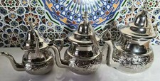 Traditional moroccan teapot - traditional,