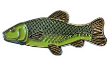 Tench Fish Enamel Lapel Pin